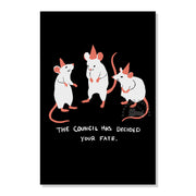 Rat Council Postcard